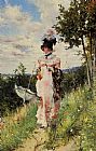 Giovanni Boldini Famous Paintings - The Summer Stroll